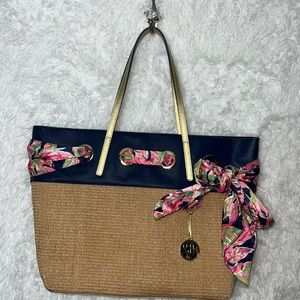 Lilly Pulitzer Straw Resort Tote